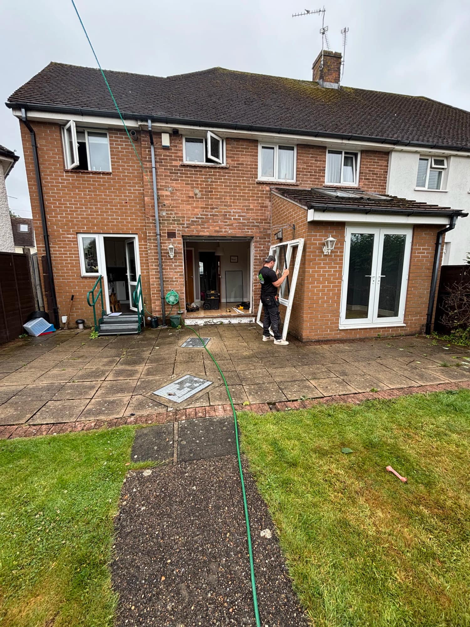 Living Room and Dining Room Double Extension Before image 1